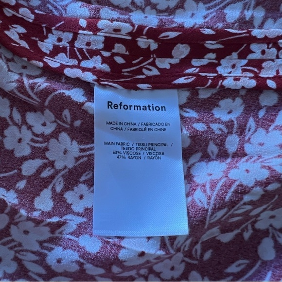 Reformation Olencia Dress in Flower Girl - Picture 15 of 16